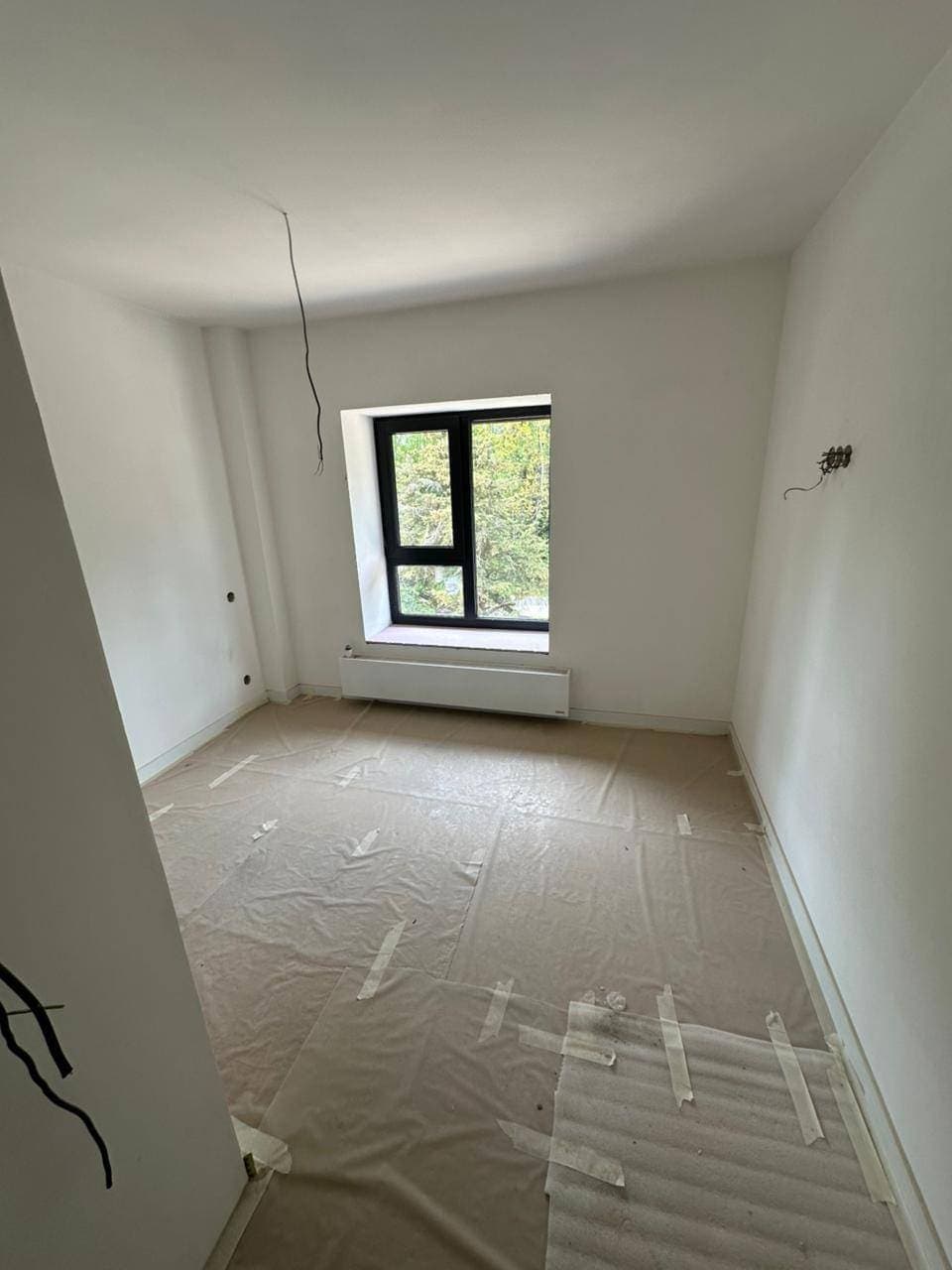 Room after a complete apartment renovation